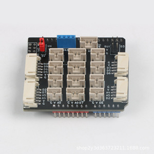 Placa de cableado de sensor compatible con Arduino UNO con interfaz antirretroceso PH2.0 y placa de expansión IO, diseño fácil de insertar