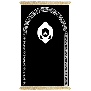 Sıcak satış Pryer Mat müslüman Islam Sajadah yeni tasarım Pryer kilim toptan seyahat açık Pryer paspaslar - Product Image 1