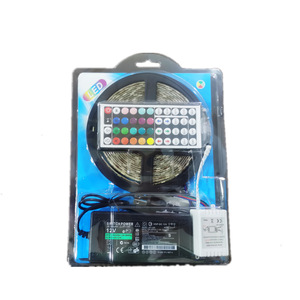 LED ışık şerit 12v12vrgb seti 2835 renkli renk değişimi 60 LED açık 5 metre işık şeridi seti - Product Image 2