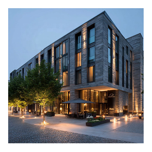 หน้าต่างอลูมิเนียมโปร่งแสงกระจกสองชั้นขนาดใหญ่ดีไซน์กรอบเก็บเสียงโรงแรมหรูสไตล์ทันสมัย - Product Image 2