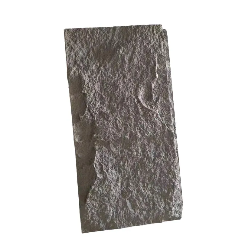 Pedra de textura 3d Soteng para revestimento artístico exterior de pedra PU painel de parede de pedra falsa