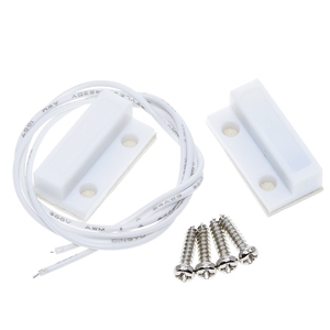 TZT MC-38 MC38 sensore per porte e finestre cablato filo da 30mm allungare in modo casuale interruttore magnetico sistema di allarme domestico per arduino - Product Image 4