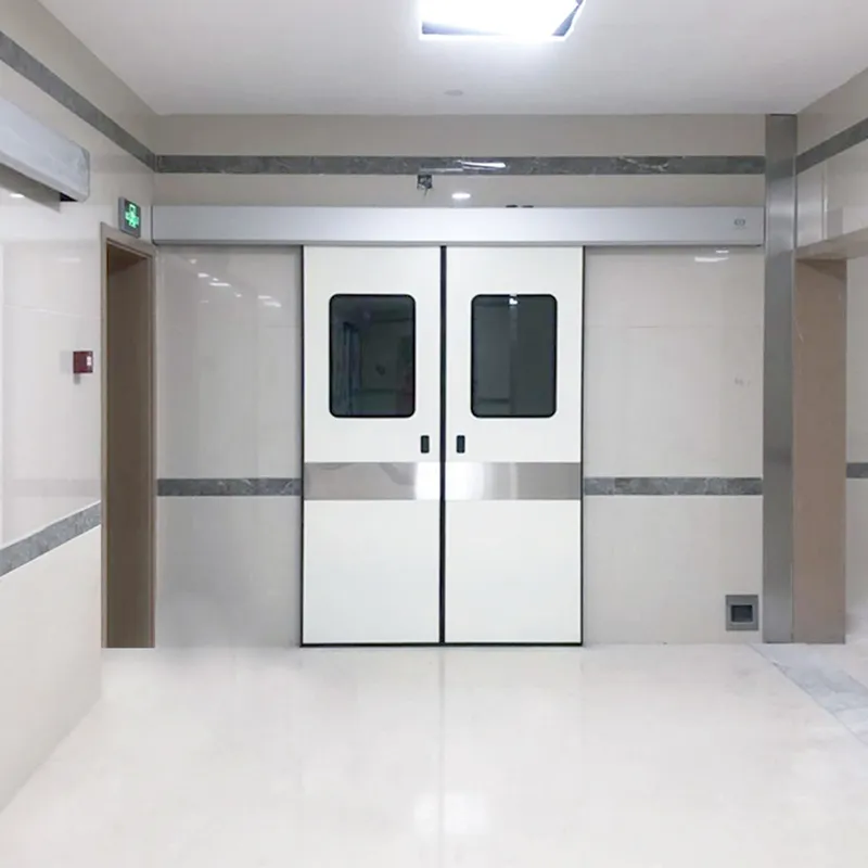 Double Leaf Automatic Sliding Door Hermetic Hospital Operating Room Door