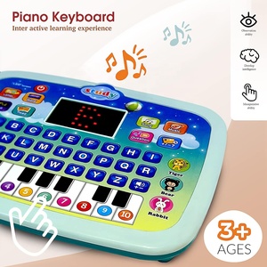 Bambini che imparano il tablet educazione precoce con schermo a LED francese I-pad learning machine giocattolo multifunzione per studio musicale interattivo - Product Image 4