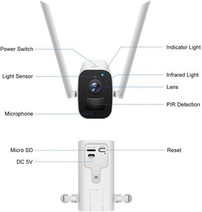 Cloud Storage gratuito Tuya Intelligente di Sicurezza Domestica Sistema CCTV Video PIR Allarme Ricaricabile WiFi Batteria Della Macchina Fotografica - Product Image 6