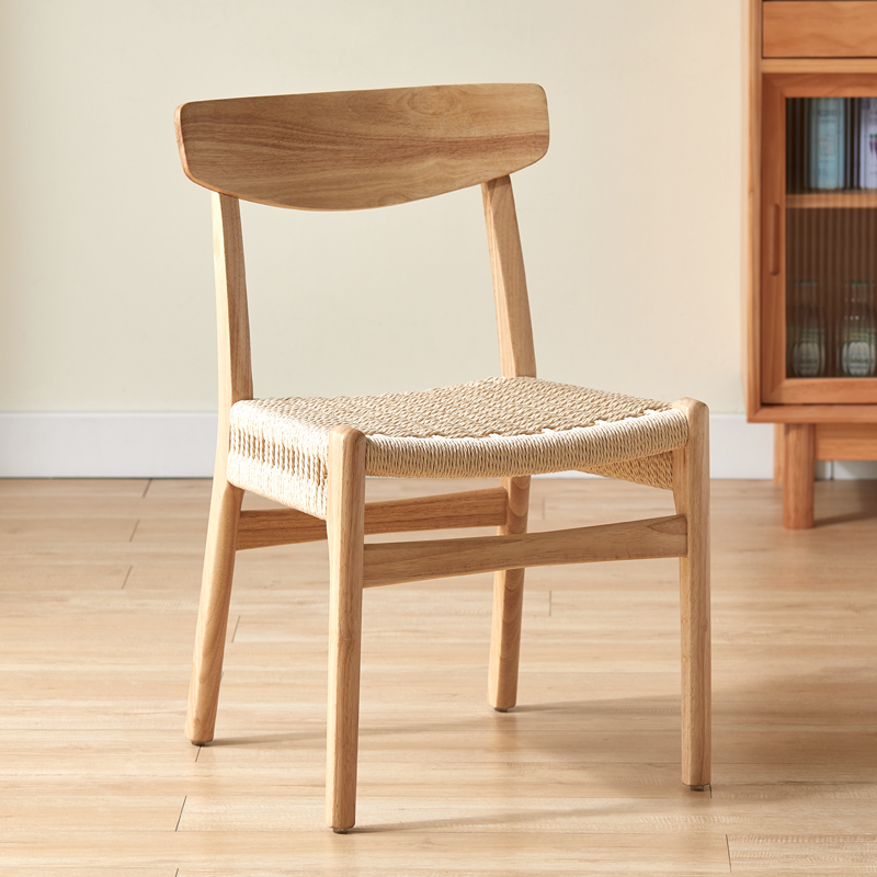 Rope Chair, Natural Wood Color