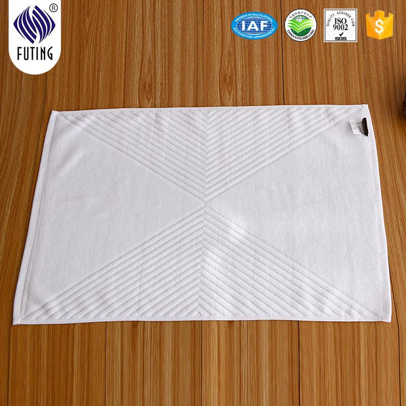 Stock hotel white towels ready to ship Famous Manufacturer Wholesale bath mat hotel floor towel