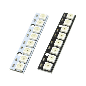 8 kanal WS2812 5050 RGB LED ışıkları Arduino için tam renkli geliştirme kurulu