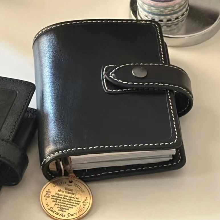 Black single button