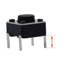 Interruttore tattile verticale a 4 Pin 6x6mm interruttore a pulsante Micro DIP interruttore a contatto normalmente chiuso - Product Image 4