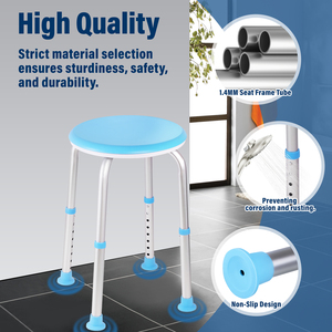 Pengxing pazienti anziani disabili attrezzature di sicurezza per il bagno per la terapia riabilitativa sgabello da bagno antiscivolo - Product Image 5