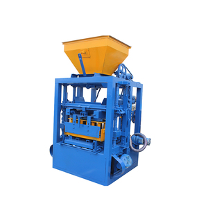 Máquina semiautomática de bloques huecos y pavimentación de ladrillos, máquina semiautomática de fabricación de bloques - Product Image 1