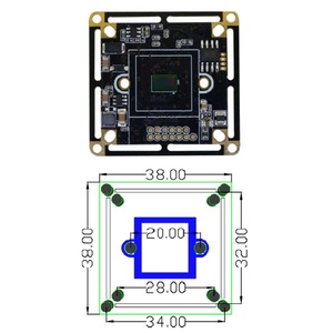 Color 1/3 CMOS Sensor 2.0mp Full HD 1080 1080p High Resolution Micro Spi HD AHD Analog CVBS CCTV Camera PCB Board Module - Product Image 5