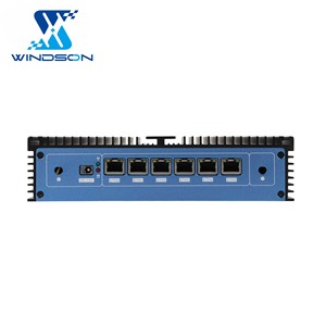 Barebone Netzwerks erver Mikro-PC Intel Core I3 I5 I7 Lüfter loser Industrie-PC Unterstützung pfsense Firewall-Router mit 6 RJ45 1000M LAN - Product Image 2