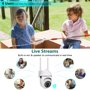 Cámara IP HD 1080P Aplicación exterior Wifi Cámara PTZ Seguridad CCTV Detección humana Cámara externa - Product Image 5