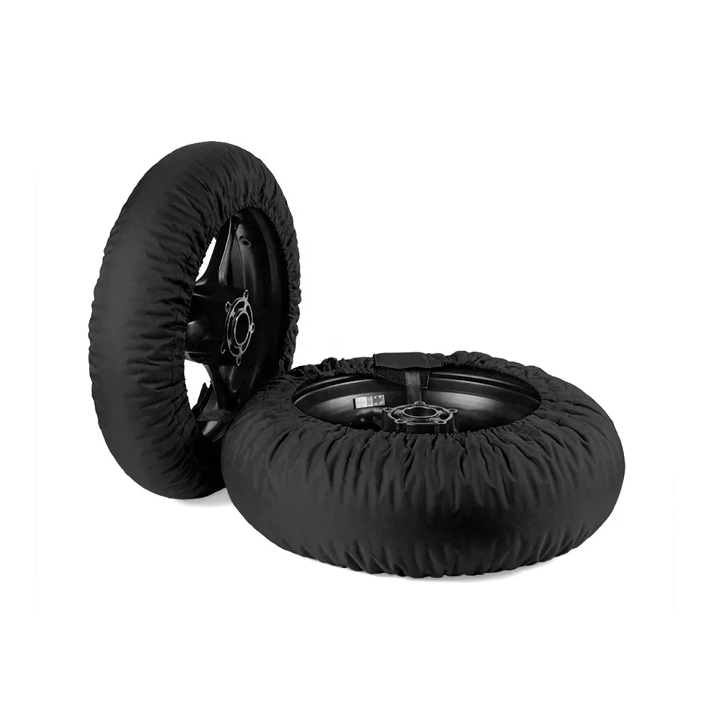 Chauffe-pneus de moto de course avant 120 arrière 180 190 200 adapté aux roues de 17 pouces pneu noir rc chauffe-pneus