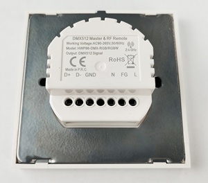 HX-HWP86-DMX-RGBW-4S Color Changeable Full Color RGB RGBW 2 in <strong>1</strong> RF Wall Panel LED Remote DMX512 Master <strong>Controller</strong> for LED Strip
