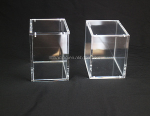 2021 personalizado caja de acrílico transparente Cubo de embalaje de regalo de Navidad 5mm Pantalla de acrílico vitrina de acrílico caja de almacenamiento - Product Image 1