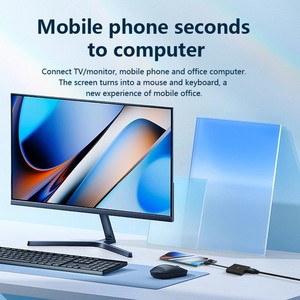 适用于苹果笔记本M1 M2显示器的USB3.0显示器链接集线器扩展坞通用串行总线至高清电视适配器，适用于双显示器扩展 - Product Image 6