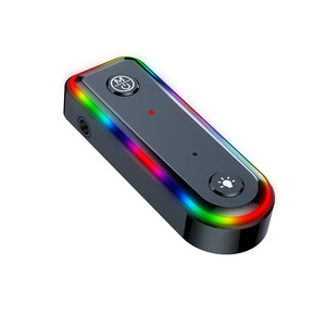 <strong>Bluetooth</strong> Receiver Transmitter 3.5mm Game Headphone RGB Wireless Driverless <strong>Audio</strong> Power Amplifier Car <strong>Audio</strong> Adapter - Product Image 2