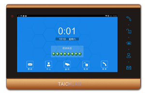 Sistema de intercomunicación con cable IP barato pantalla táctil de 7 pulgadas tableta interior POE Monitor interior sistemas de intercomunicación para edificios de apartamentos