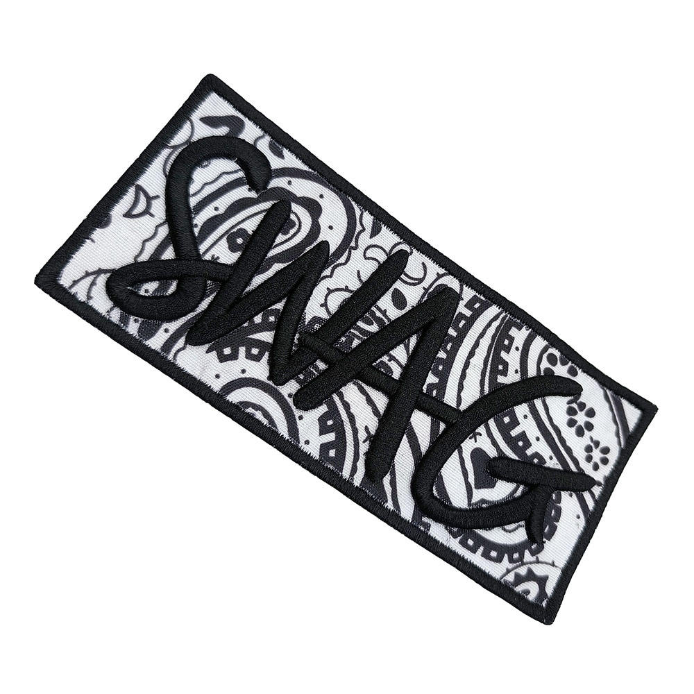 3D Puff Embroidery SWAG