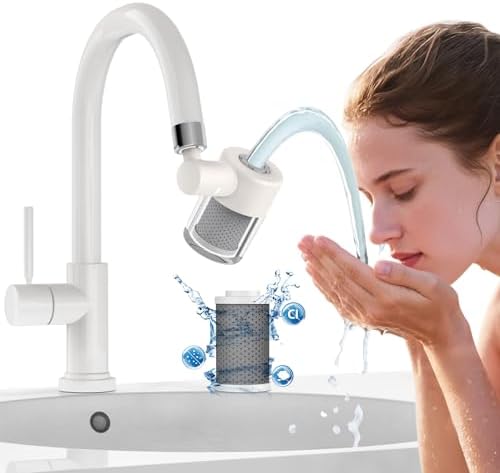 I- faucet water filter-white