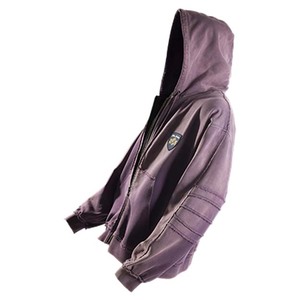 Áo hoodie có khóa kéo, chất liệu cotton Pháp 100%, dày 450-500 gsm, kiểu dáng streetwear, may xước, thiết kế riêng của <span class=keywords><strong>Finch</strong></span> Garment Manufacturers. - Product Image 6