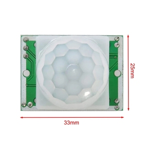 Sensor de movimiento PIR infrarrojo piroeléctrico IR, ajuste de HC-SR501, módulo Detector para Arduino, Kits de Raspberry Pi + funda