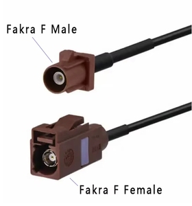 Wavelink fakra Cáp fakra k cà ri Nam để fakra k Cà Ri Nữ antanna cáp 5m cho xe XM đài phát thanh tự động Antenna - Product Image 3