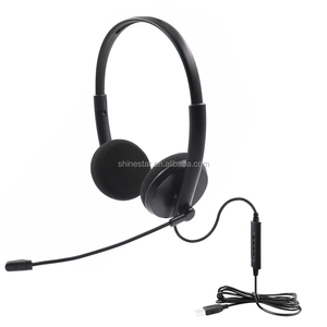 Cheapest USB Headphone with MIC /volume Control/mute <strong>Function</strong> and QD Cord for Voip <strong>System</strong>, PC, Mobile Phone - Product Image 6