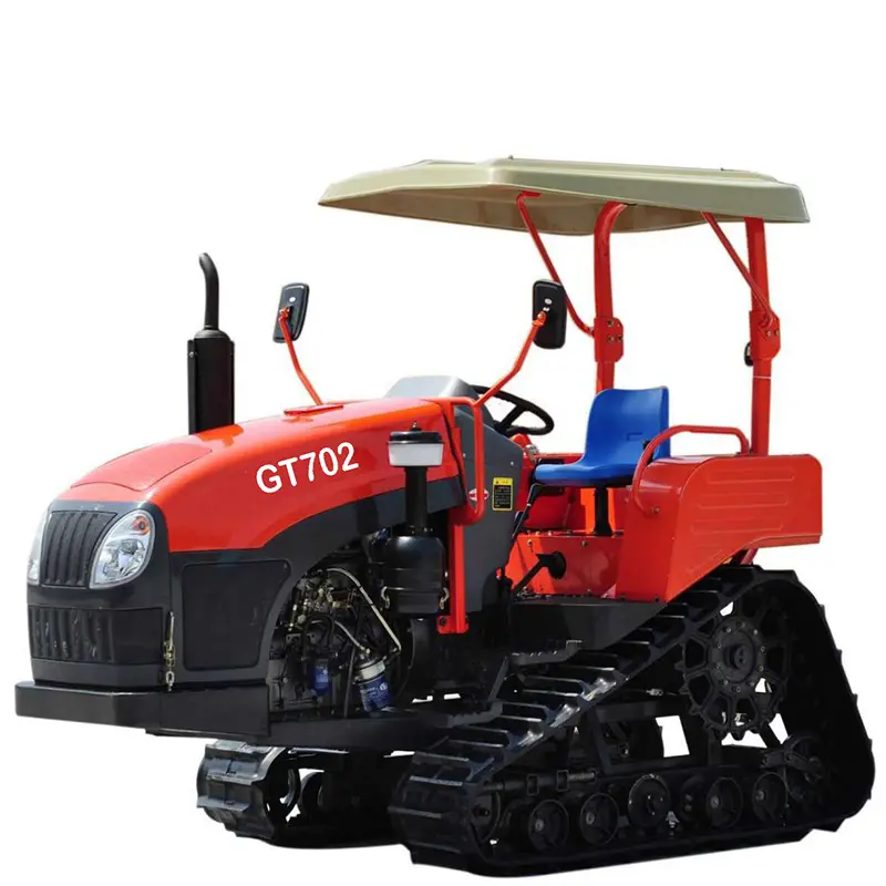 Tractor de granja 70HP NF, pista de goma para uso agrícola, novedad