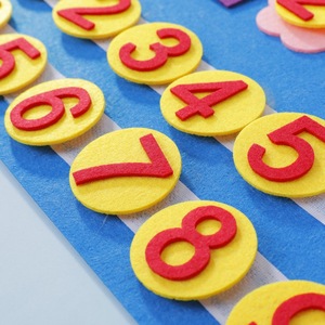 Hot Selling Teaching Resources Kids Toys Felt Math Number <strong>Counting</strong> Intellectual Practice Finger Learning Board - Product Image 3