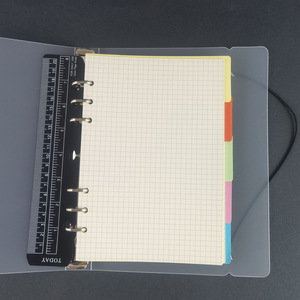 Pestañas de papel personalizadas A4 A5 B5, hoja divisoria de pestañas de color, tarjetas de índice en blanco para cuaderno