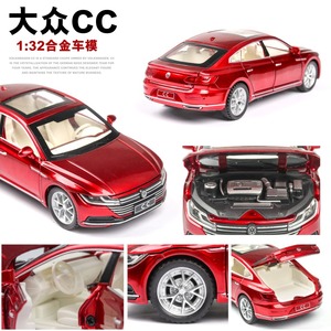 Aluminumdie döküm 1:32 Volkswagen CC alaşım modeli araba kalıbı ses ve ışık geri çekme Metal koleksiyonu sergi araba modeli - Product Image 2