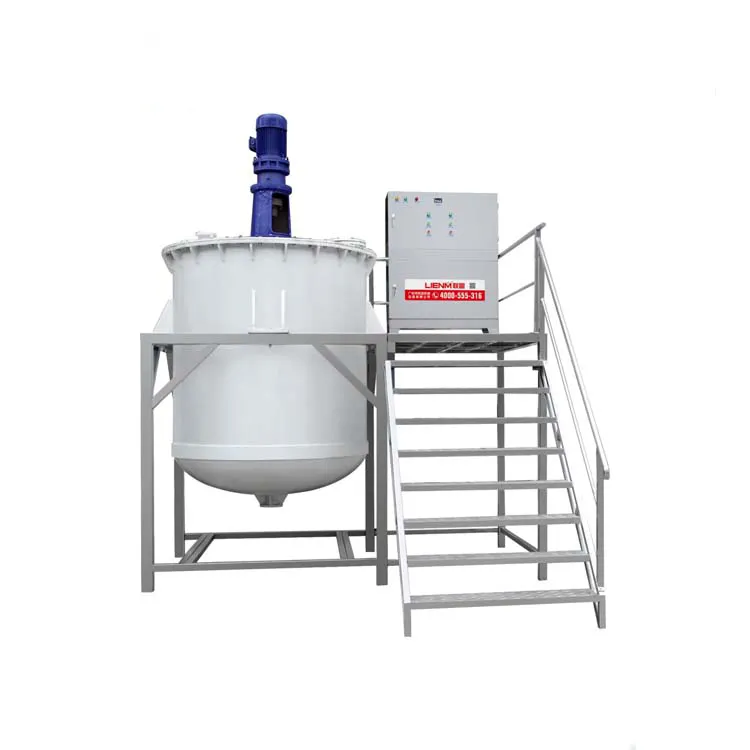 Pp Pvc Anticorrosieve Polypropyleen Tank Bleekmiddel Hidrogeenperoxide Mixer Vloeibare Chloor Opslag Mengtank Met Explosieveilige