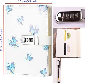 Bloqueo de contraseña privada Diario Cuaderno Juego de regalo Bloqueo digital Diario Bloc de notas con bloqueo - Product Image 2