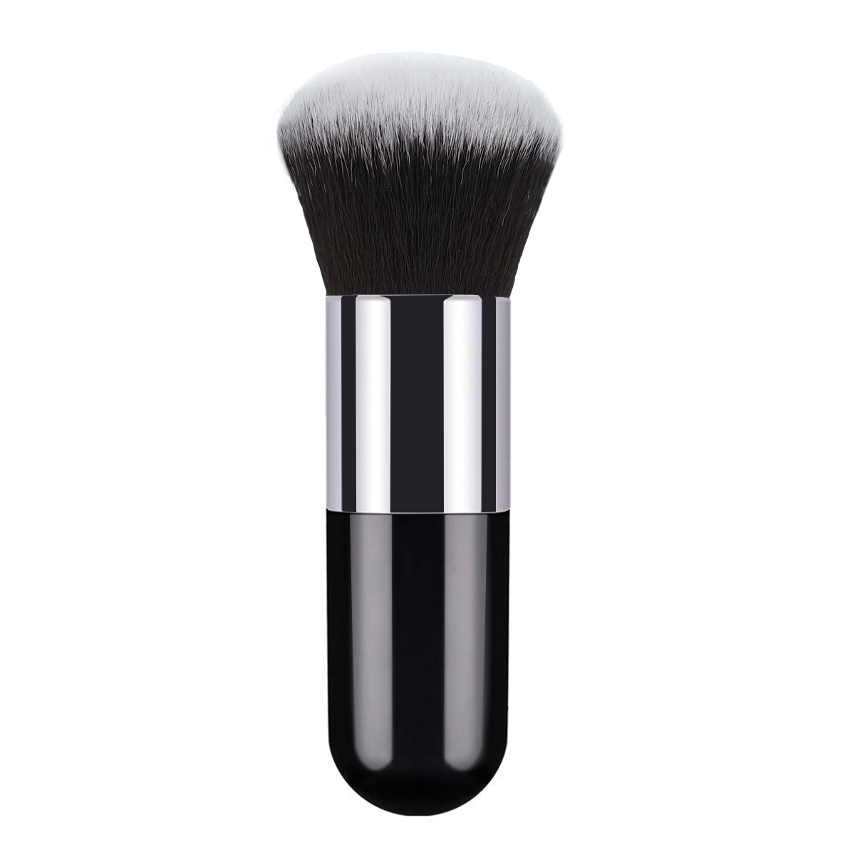 Pinceau à poudre-noir argent
