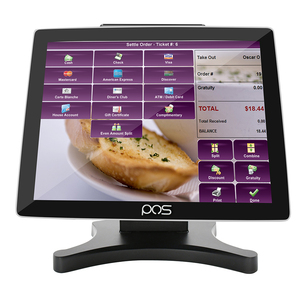 High Resolution All-In-One Restaurant POS Machine , POS <strong>Software</strong> ,POS <strong>System</strong> with Card Reader - Product Image 5