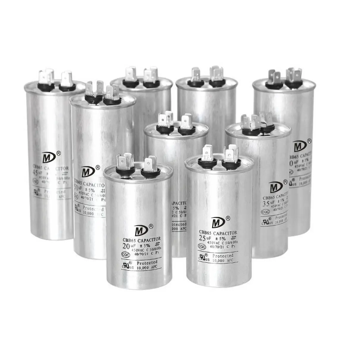 SMILER wholesale CBB65 450V 65UF AC air conditioning capacitor motor capacitor sh capacitor for ac