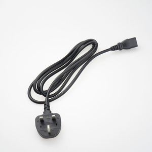 Sigorta ile yüksek kalite 3 tel İngiltere standart AC güç kablosu bilgisayar için 3Pin fiş güç kablosu - Product Image 4