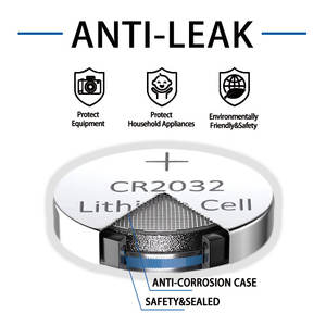 공장 도매 3V CR2032 리튬 버튼 셀 배터리 240mAh OEM CE, <span class=keywords><strong>CR2025</strong></span> CR2016, 시계 및 리모컨용 5개입 블리스터 포장 - Product Image 2