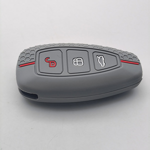 Ford Focus <span class=keywords><strong>Puma</strong></span> için Grand C Max Kuga Mondeo Fiesta Ecosport Transit silikon uzaktan anahtar kutu araba anahtarlık anahtar kapak
