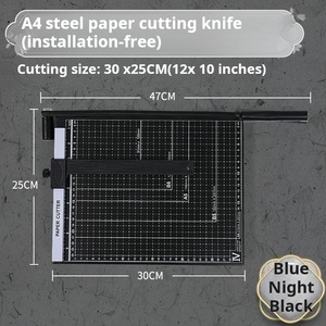 Karton, karton ve fotoğraflar için bir kesici-okul ve ofis kullanımı A4 manuel kağıt kesme makinesi için Ideal - Product Image 4