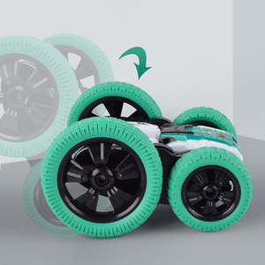 Aydınlatma ile yeni varış Rc haddeleme araba çift taraflı yüksek hızlı rotasyon uzaktan kumanda dans araba - Product Image 4