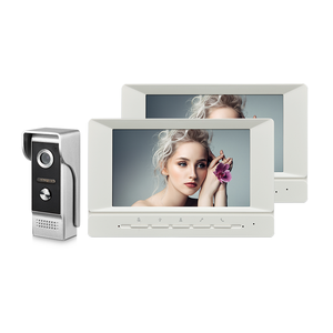 Videoportero TFT LCD de 7 pulgadas de alta calidad, comunicación bidireccional, videoportero de 4 cables con cámara a color impermeable - Product Image 1