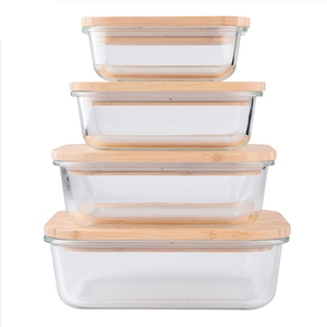 ガラス貯蔵容器/ガラス食品準備容器/ガラスパントリー貯蔵容器 - Product Image 5