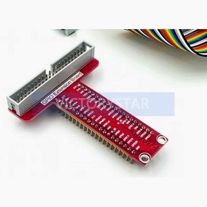 <strong>Compatible</strong> <strong>with</strong> <strong>Raspberry</strong> <strong>Pi</strong> Bspecial accessory Tshaped <strong>GPIO</strong> expansion board 40P ribbon caCompatible <strong>with</strong> <strong>Raspberry</strong> <strong>Pi</strong> Bspecial - Product Image 1