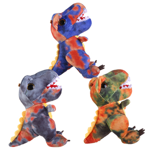 Creative Tie Dye Fabric <strong>Pattern</strong> Soft Stuffed Dragon Dinosaur Toys Custom Made <strong>T</strong> <strong>Rex</strong> Dinosaur King Plush Toys - Product Image 6