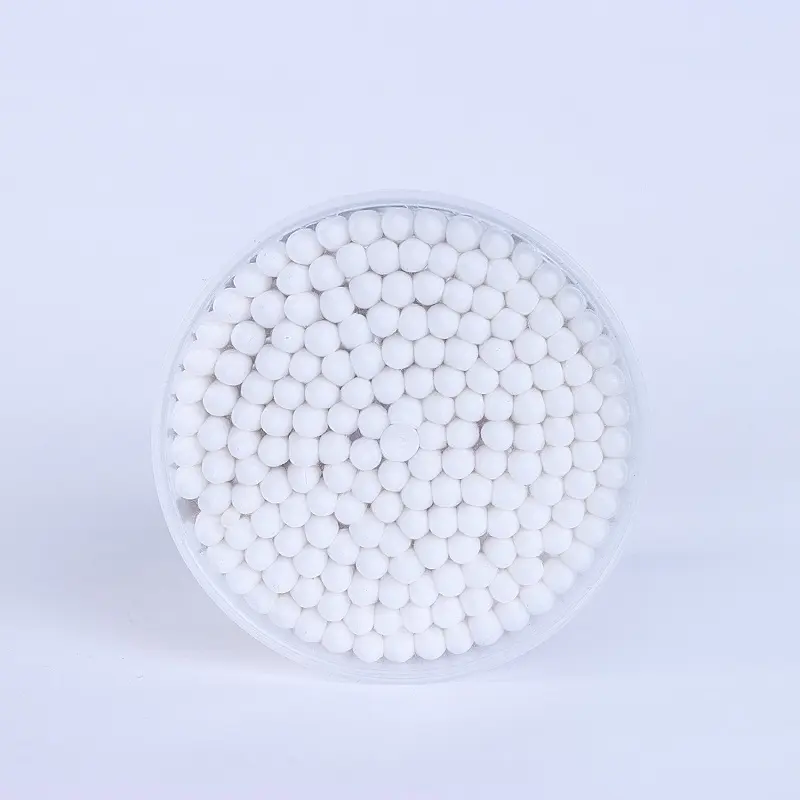 Venta al por mayor de fábrica Bastoncillos de algodón cosméticos Papel biodegradable ecológico Q Tips Bastoncillo de algodón para maquillaje